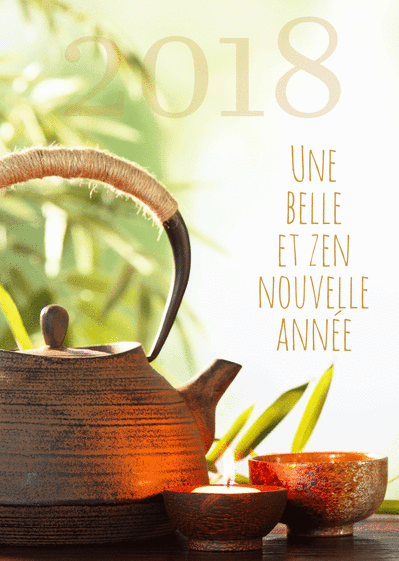 carte nouvel an zen